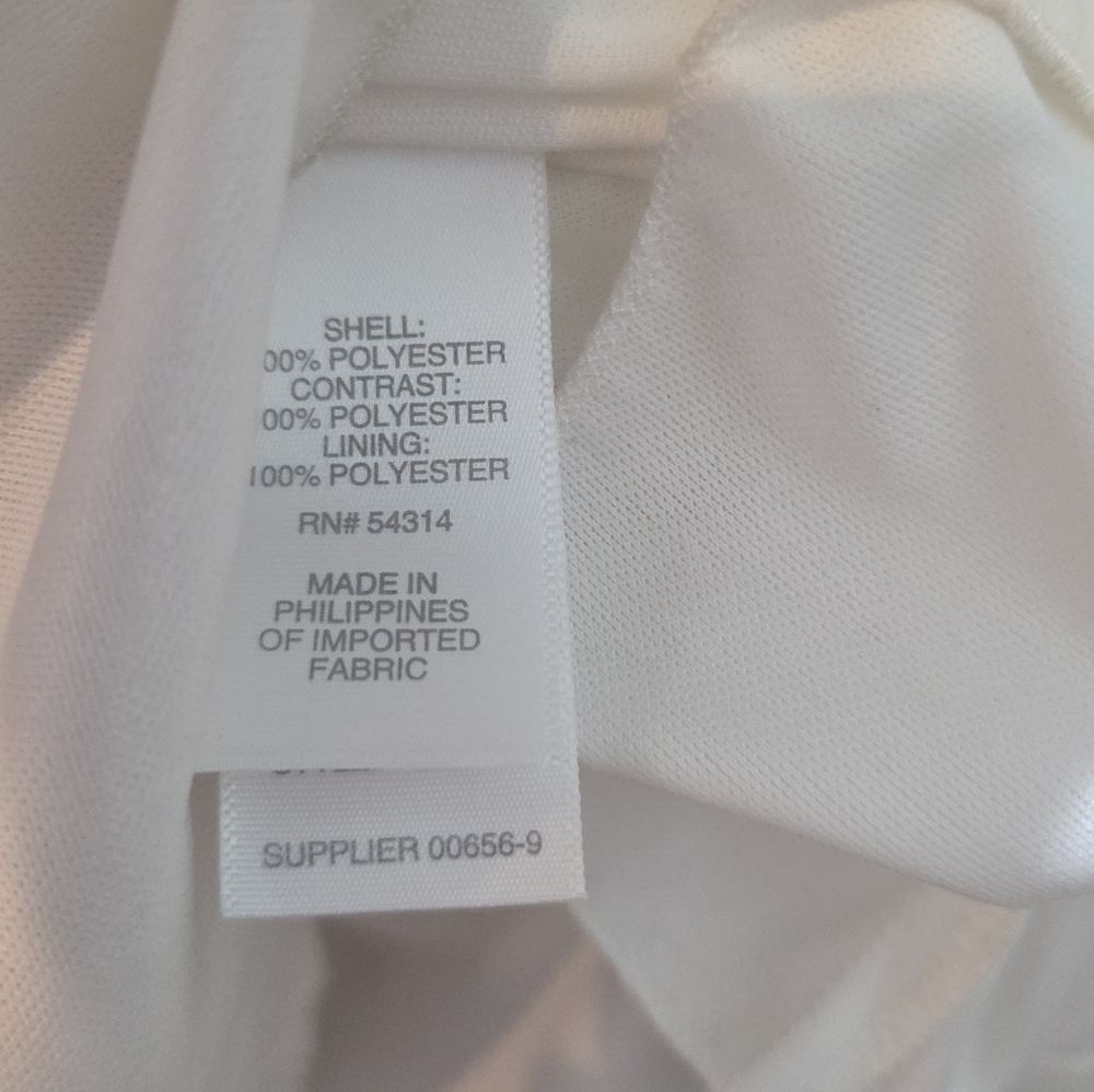 Women's Bisou Bisou Maxi Pleated White With Flower Design, Size 16 - Picture 4 of 15